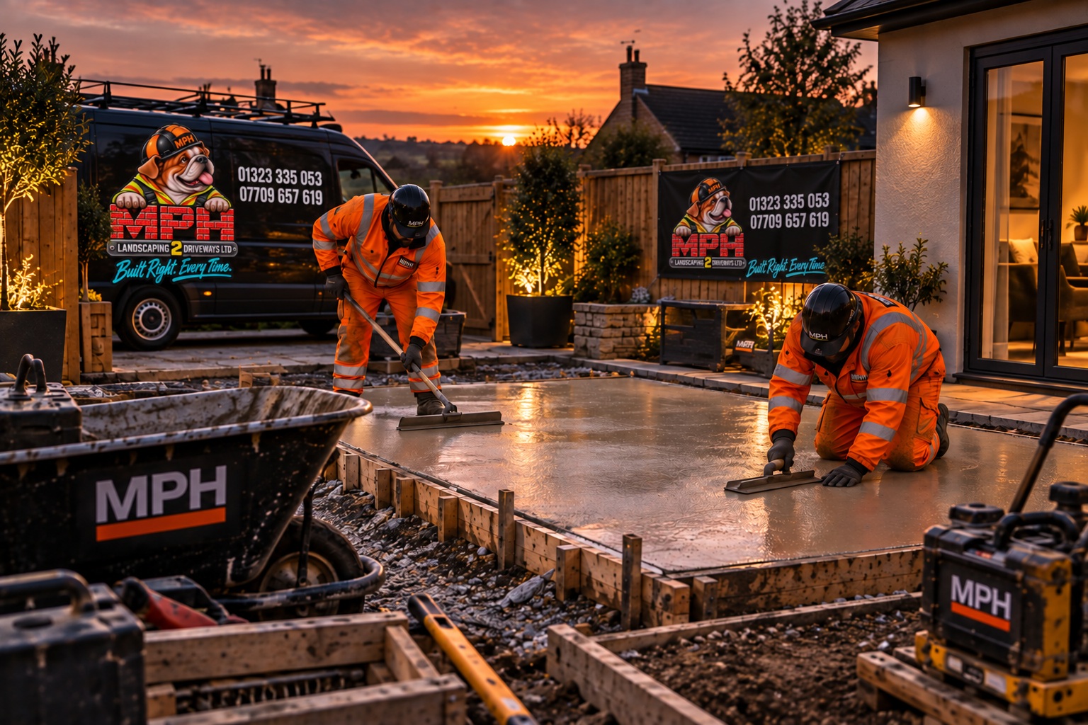 Concrete & imprinted concrete